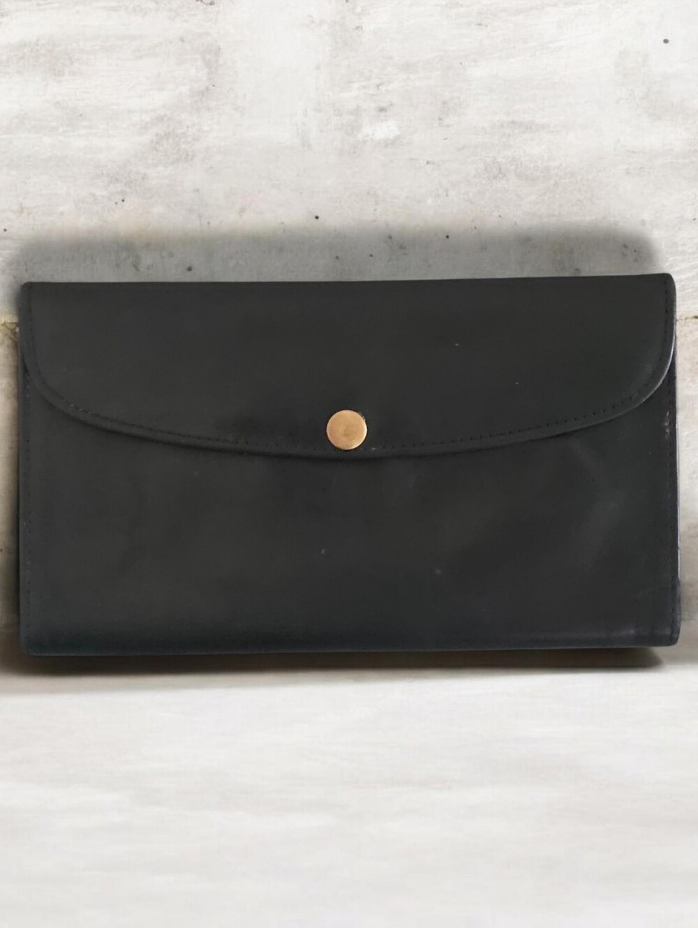 Coach♡ Vintage Smooth Black Wallet